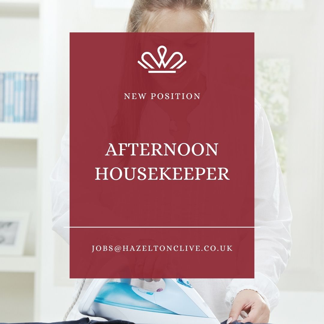 HK5010 Parttime Housekeeper Jobs in Islington HazeltonClive